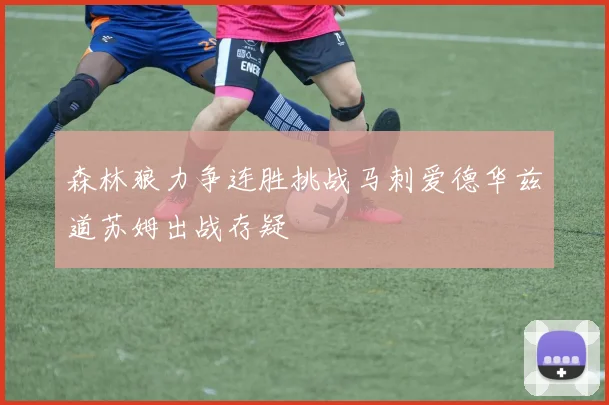 森林狼力争连胜挑战马刺爱德华兹道苏姆出战存疑